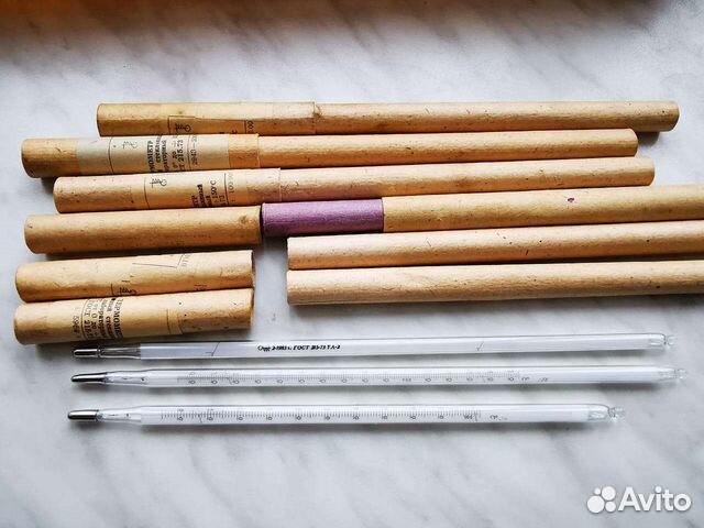 Термометры ртутные СССР от -100 до 500С