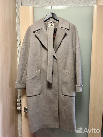 Пальто женское демисезонное шерсть 44 размер