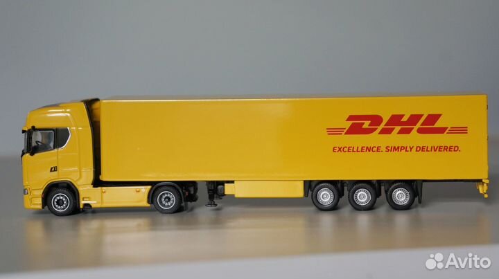 Тягач Scania Next Gen S фура DHL Tekno
