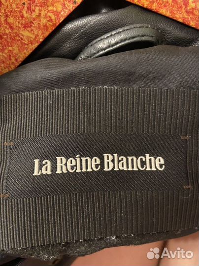 Утепленное пальто из натуральной кожи