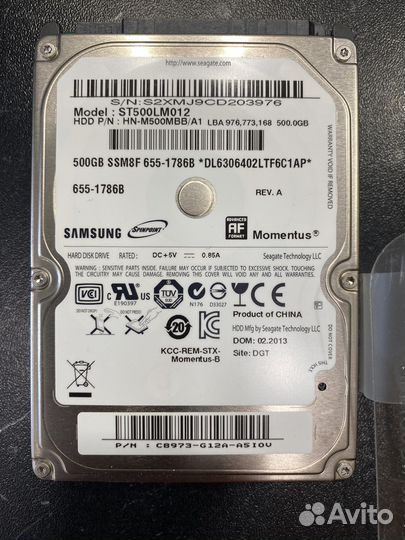 HDD MacBook Pro 13 mid 2012