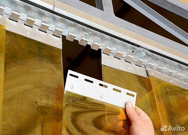 Пвх завеса полосы рулонами комплектующие 1 метр