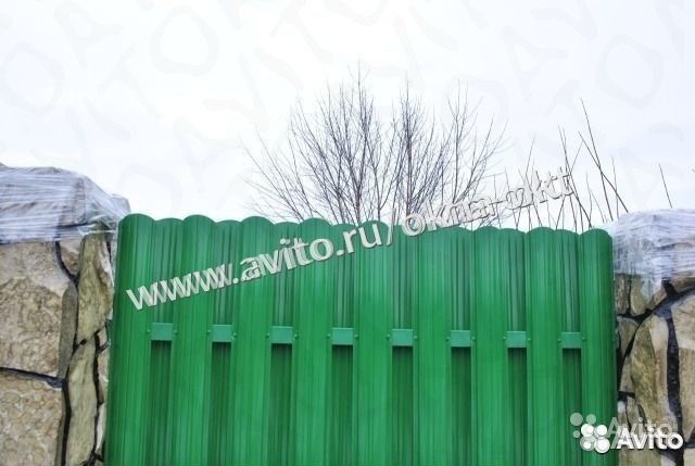 Забор из евро штакетника
