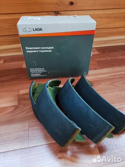 Тормозные колодки задние ваз