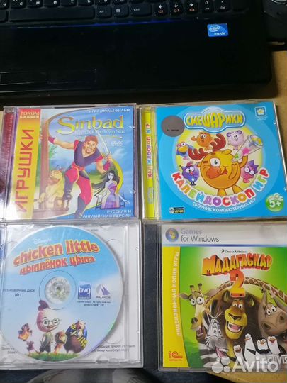 Диски с играми на пк и PS