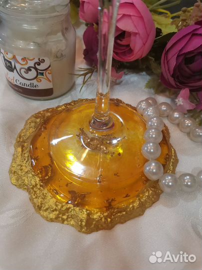 Подстаканники из эпоксидной смолы - интерьер