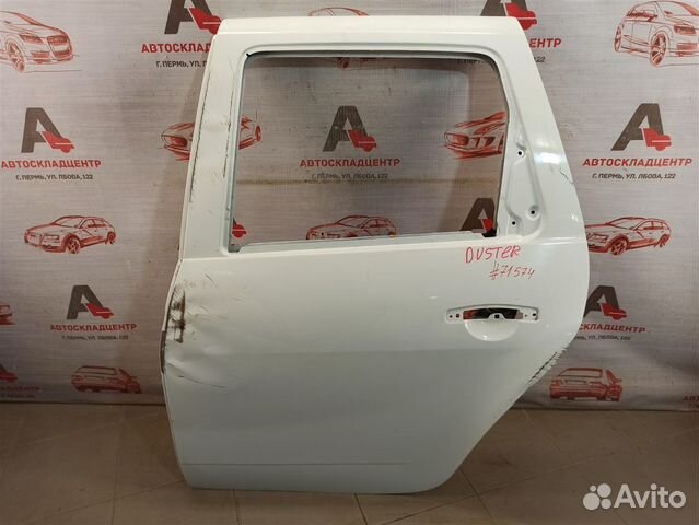 Дверь задняя левая Renault Duster (2010-Н.в.)