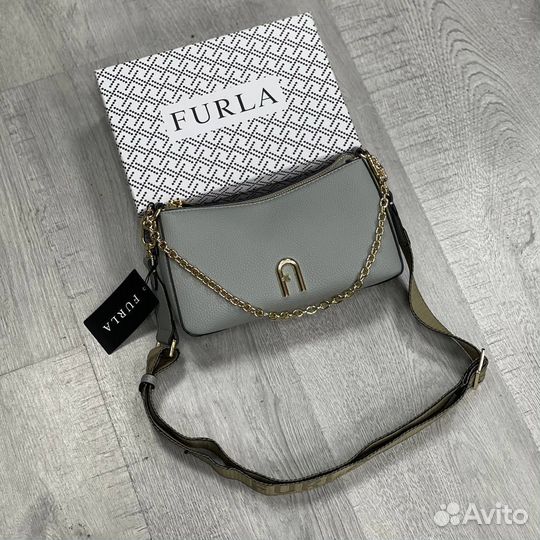 Сумка женская furla серый