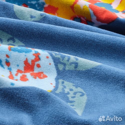 Банное полотенце с черепашками IKEA Blavingard