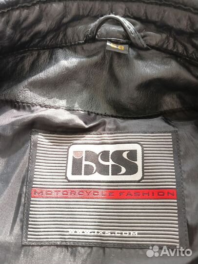 Мотокуртка кожаная