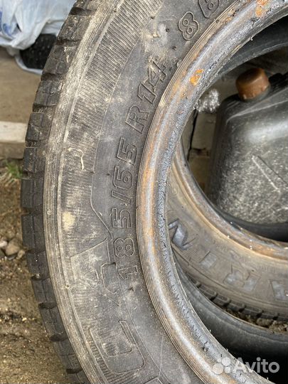Летняя резина r 14 на ваз бу
