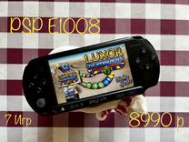 Sony PSP 3008 Black & White / Прошита /500 Игрушек