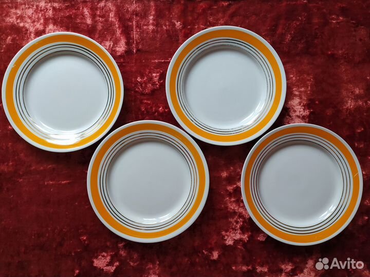Тарелки пфз Прокопьевский фарфоровый завод 70-е гг