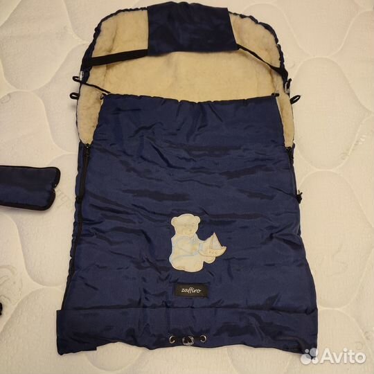 Зимний конверт в санки/коляску