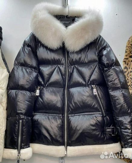 Куртка женская с натуральным мехом