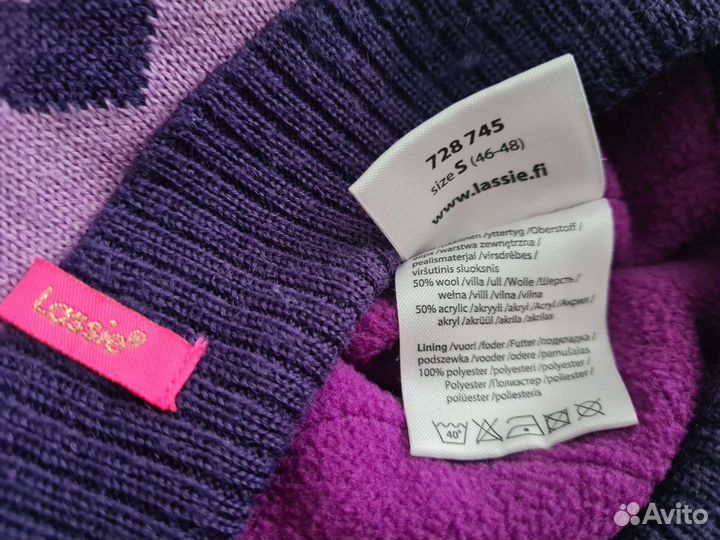 Шапка Lassie и весенние варежки Bogi на 2-3 года