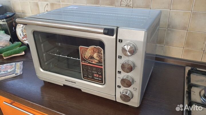 Электрическая мини печь духовка 1600вт, 33л