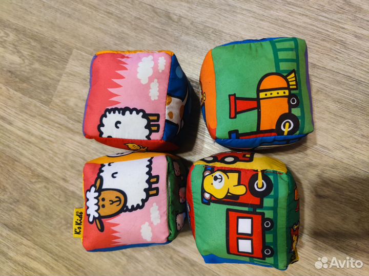 Кубики мягкие музыкальные