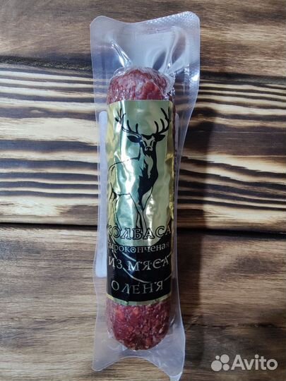 Колбаса сырокопченая из оленины 140г