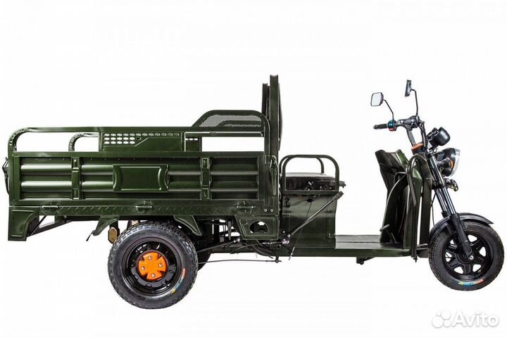 Грузовой электротрический трицикл Rutrike D4 1200W