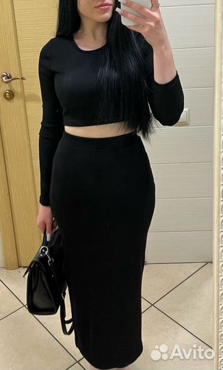 Комплект из топа и юбки