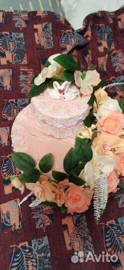 Продам свадебную атребутику и украшения в персиков