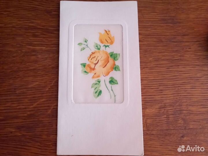 Открытка на шелке, Вьетнам, советский период