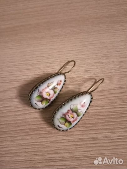 Серьги СССР нифифть винтаж