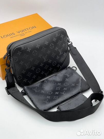 Сумка натуральная кожа louis vuitton