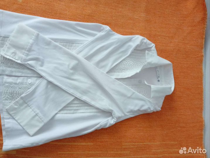 Блузка белая для девочек