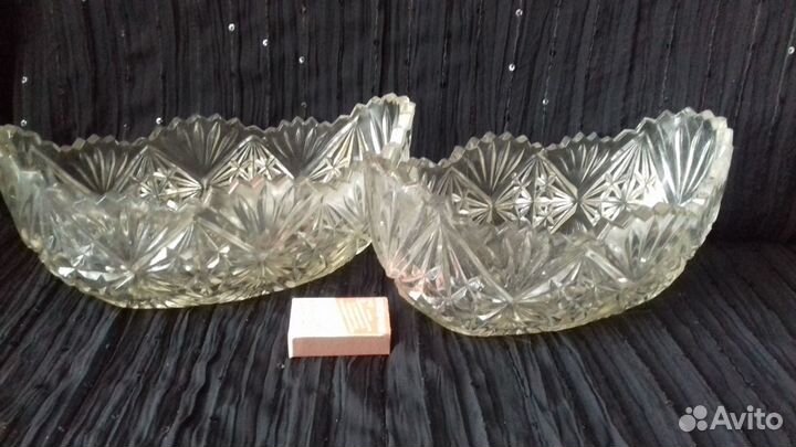 Конфетницы салатники хрусталь СССР