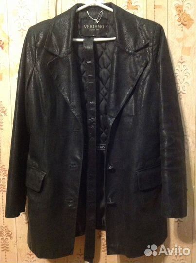 Нат Замша Лазерная обработка Verismo Пиджак Винтаж