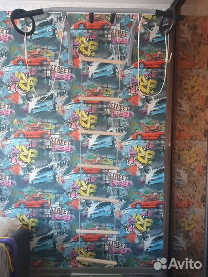 Лесенка деревянная подвесная