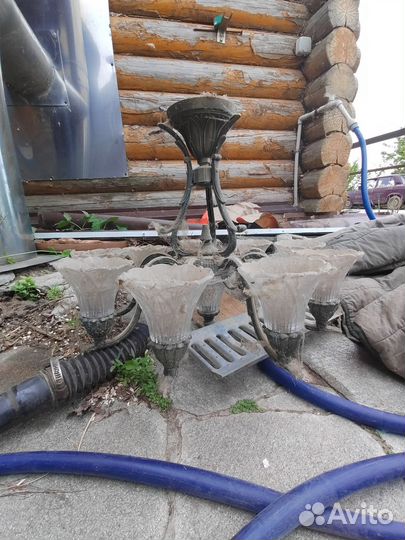 Люстра кованная бу