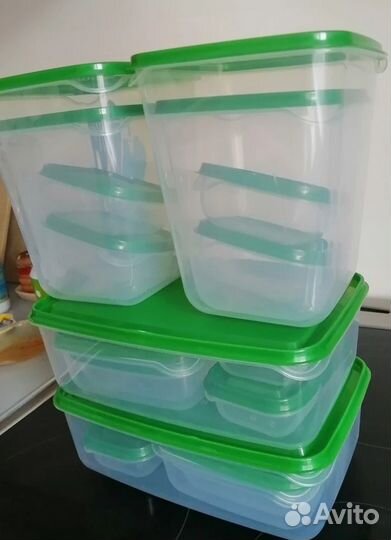 Контейнеры набор 17 шт новый IKEA