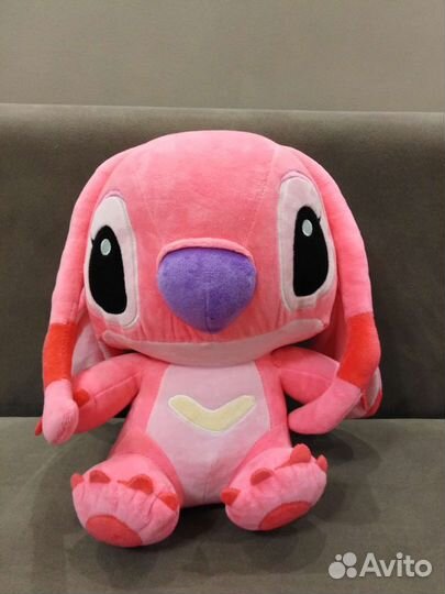 Мягкая игрушка розовый Стич