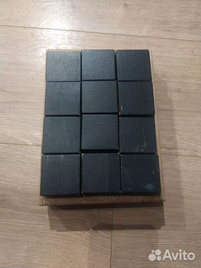 Кубики детские деревянные