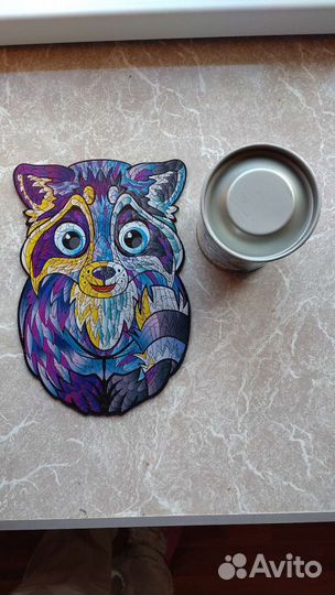 Деревянный пазл Rugo Енот