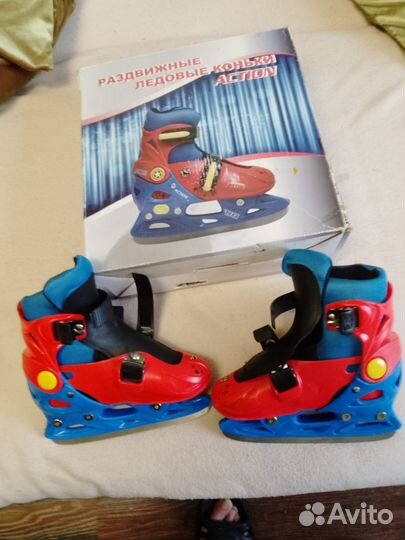 Раздвижные ледовые коньки 