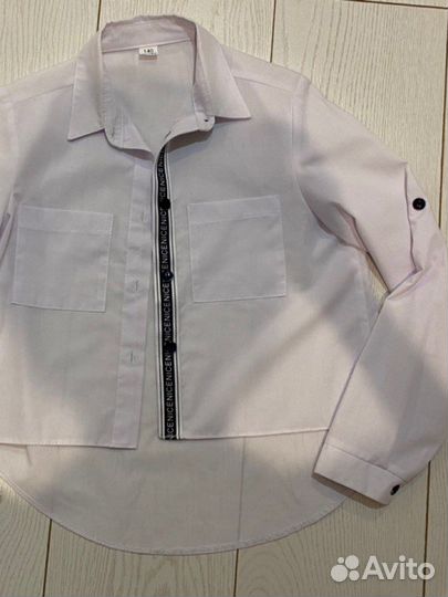 Рубашка школьная для девочки 140