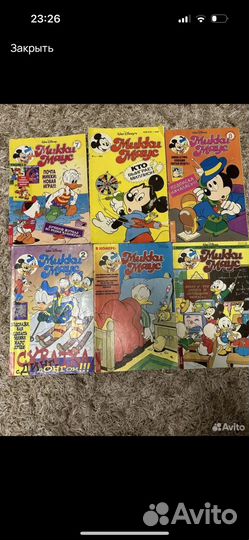 Комиксы микки маус