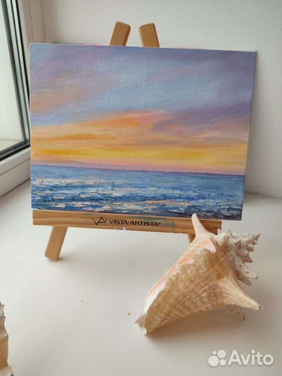 Картина маслом с морем 