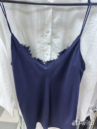 Шелковый топ Massimo dutti