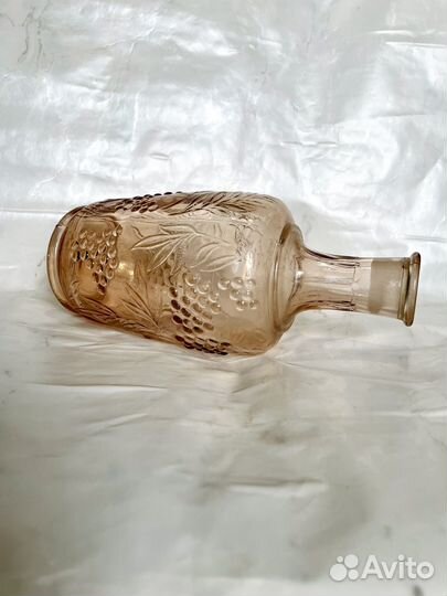 Графин СССР Рябинка Карамельное стекло