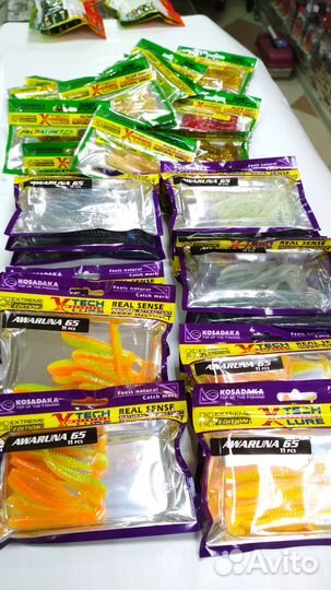 Силиконовые приманки kosadaka