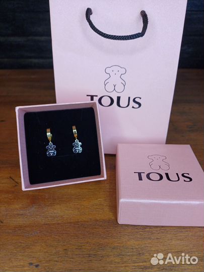 Tous серьги мишка