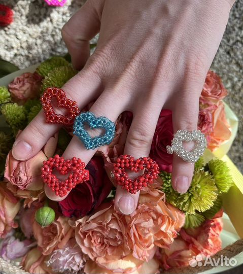 Кольцо из бисера