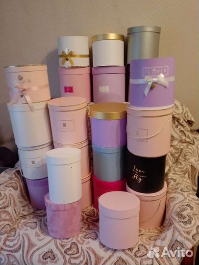 Шляпные коробки для цветов