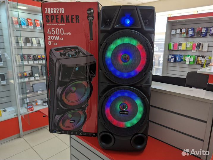 Bluetooth Колонка Speaker ZQS8210 Black