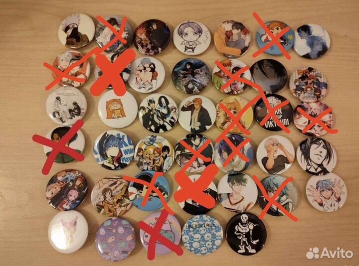 Разные значки аниме и не только